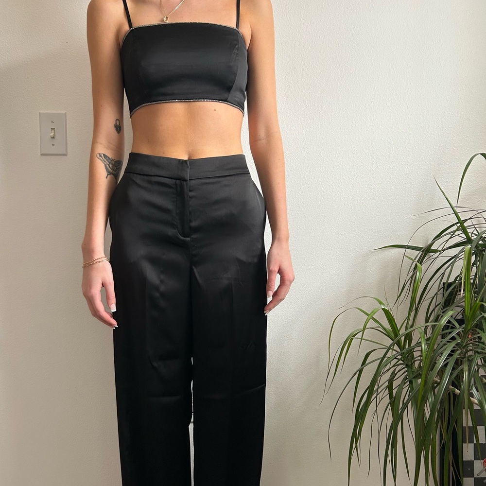 Two-piece black formal set